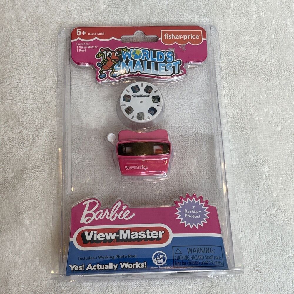 Worlds Smallest Barbie View-Master Mini Working Toy Super Impulse 5086 New